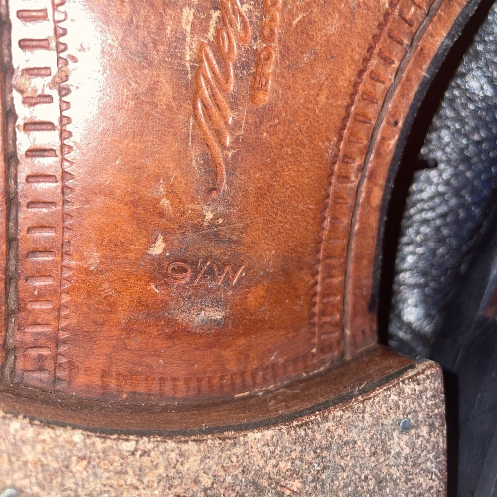 MEZLAN Leather NICOLA Oxfords Dress Shoes Deer Skin Captoe Sz. 9.5 W Black Spain - Picture 15 of 15